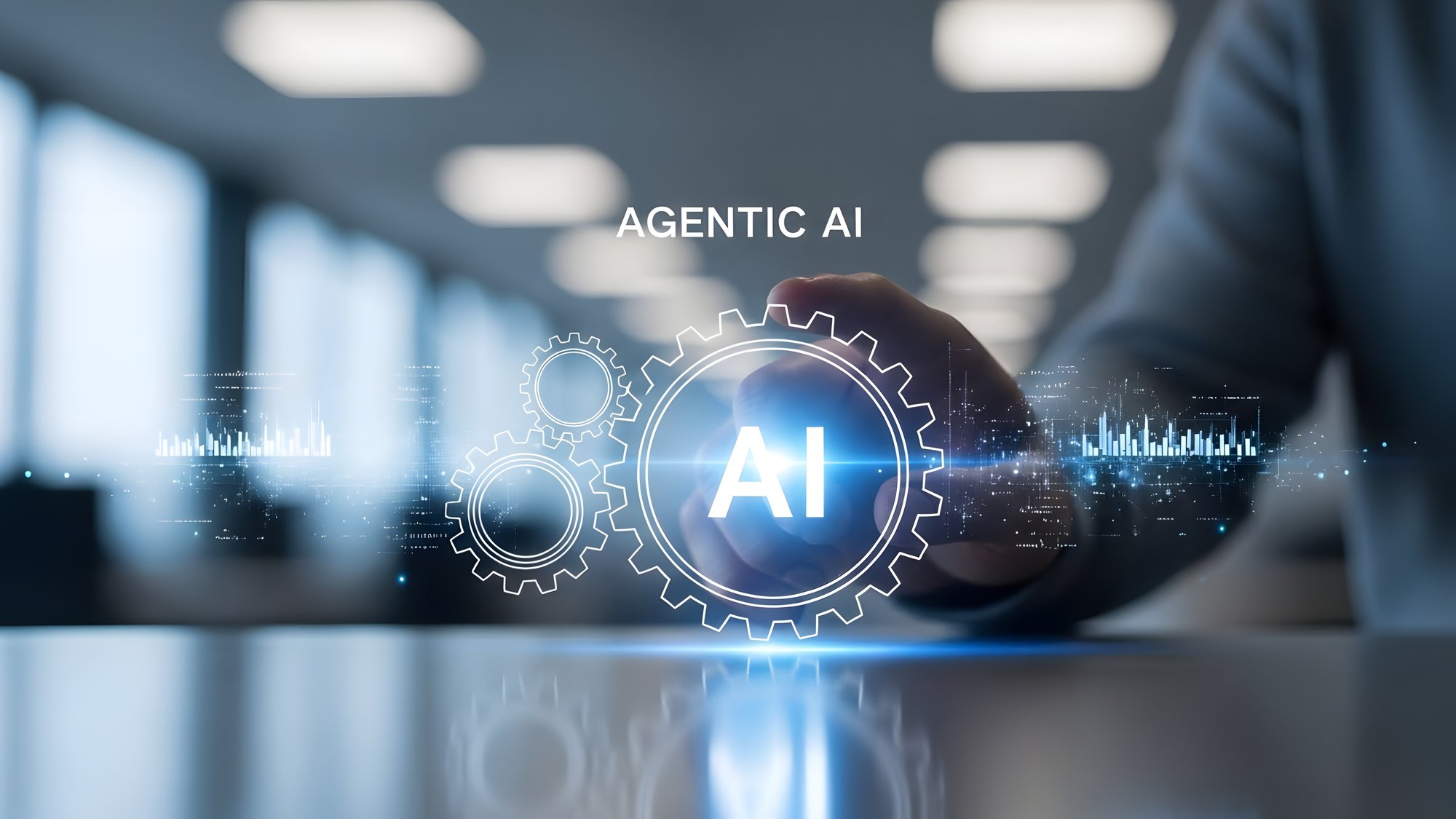 hand using AI Agents interface