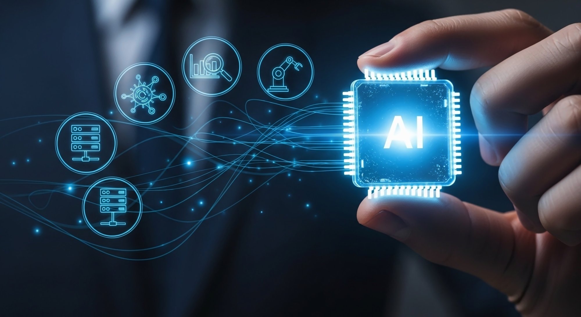 AI chip in hand