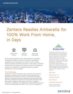 Zentera Ambarella Success Story
