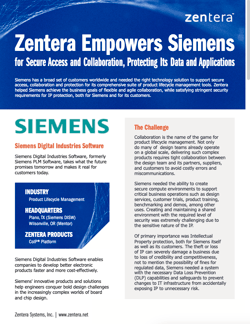Zentera Siemens Customer Success Story 2020