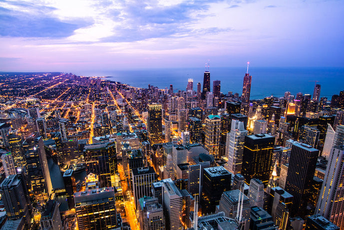 city lights sunset-1