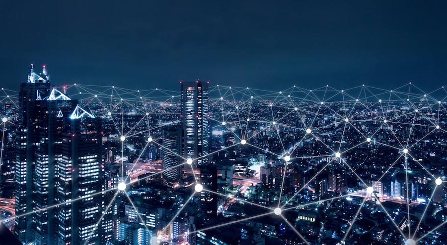 city night connect dots