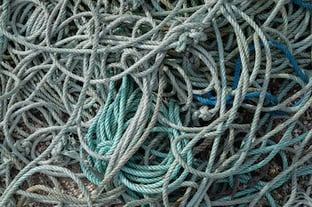 twisted-nylon-rope-tangled-mass-background